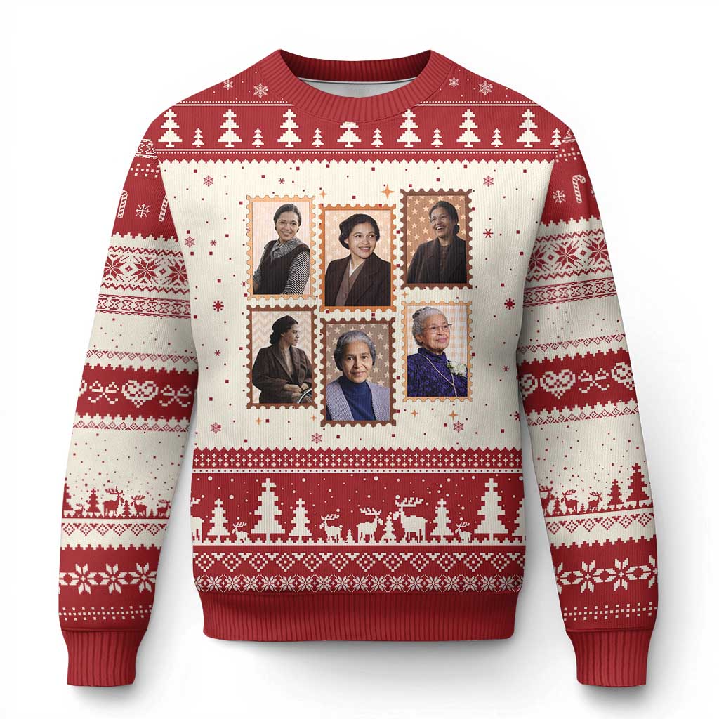 Rosa Parks Ugly Christmas Sweater African American Civil Rights Legacy
