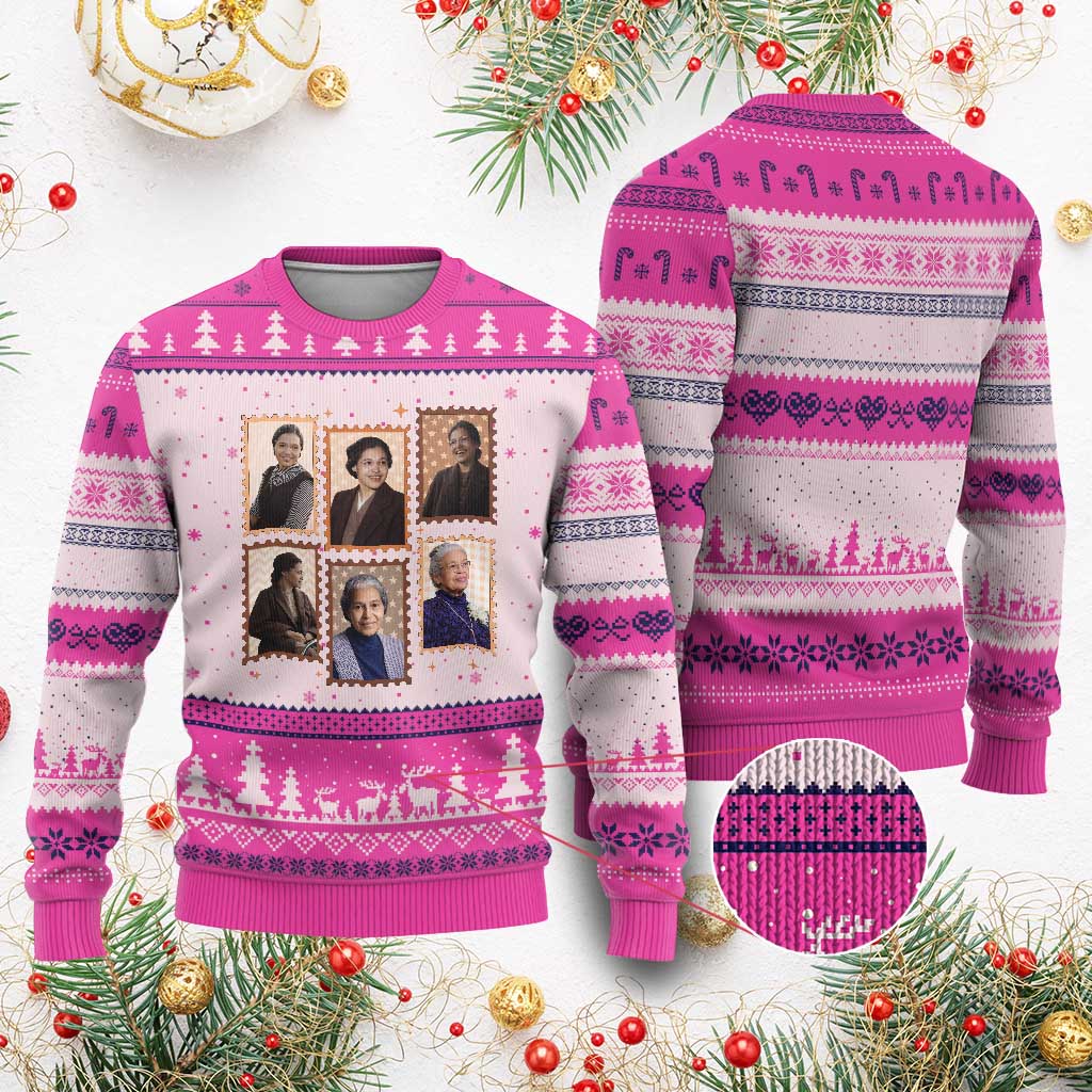 Rosa Parks Ugly Christmas Sweater African American Civil Rights Legacy