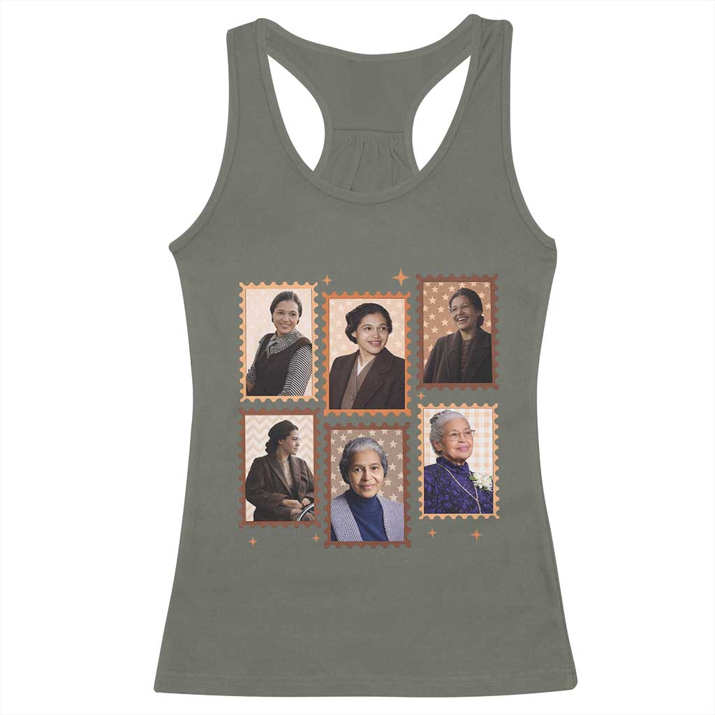 Rosa Parks Racerback Tank Top African American Civil Rights Legacy