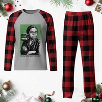 Rosa Parks Quote Plaid Pajama Set Never Be Fearful When It Is Right