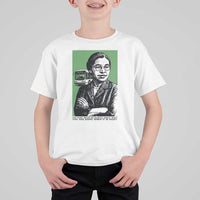 Rosa Parks Quote T Shirt For Kid Never Be Fearful When It Is Right