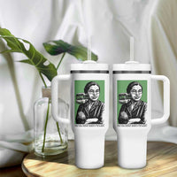 Rosa Parks Quote Tumbler With Handle Never Be Fearful When It Is Right