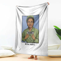 Nope Rosa Parks Throw Blanket Female Empowerment History Gift