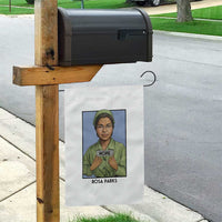 Nope Rosa Parks Garden Flag Female Empowerment History Gift