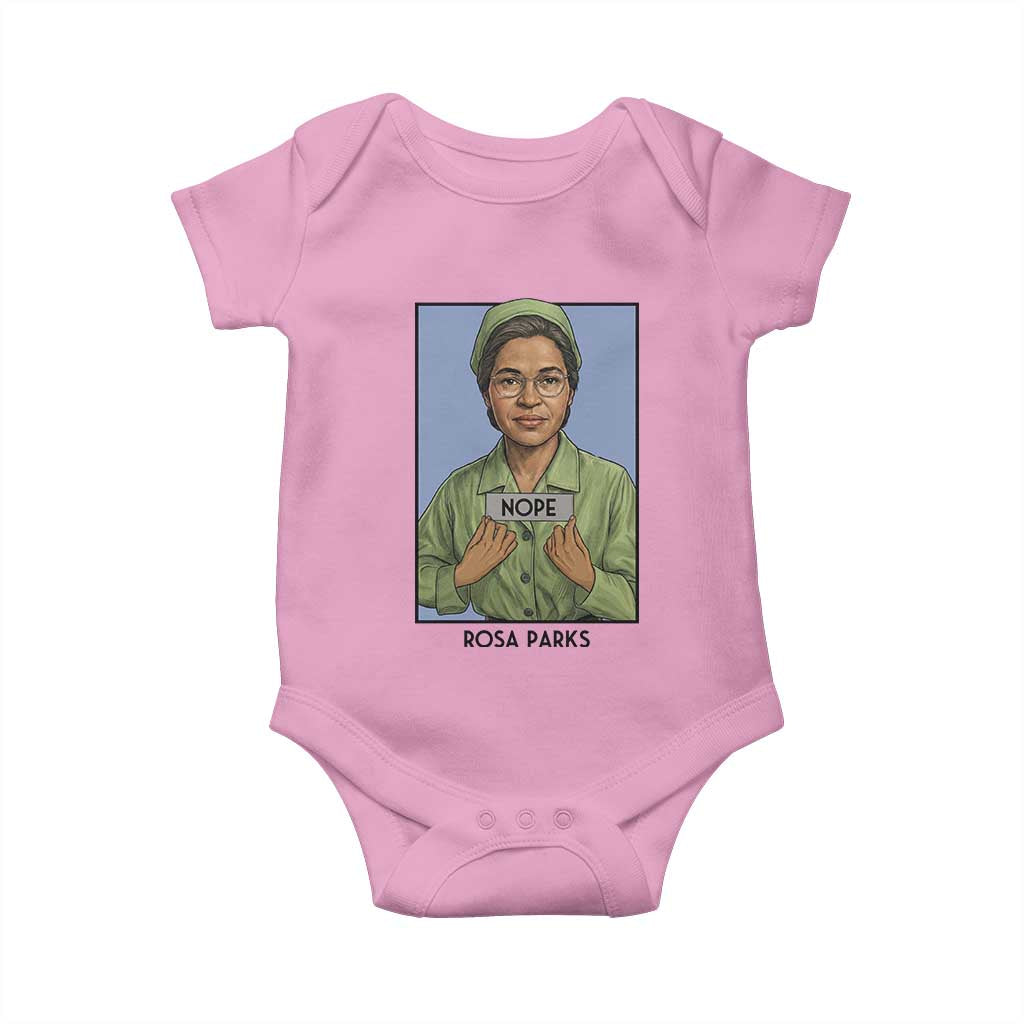 Nope Rosa Parks Baby Onesie Female Empowerment History Gift