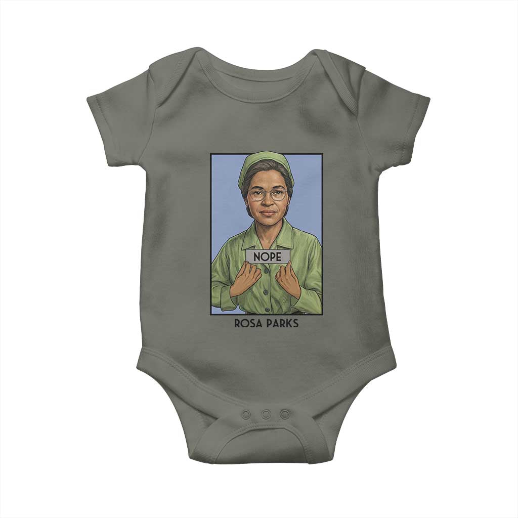 Nope Rosa Parks Baby Onesie Female Empowerment History Gift
