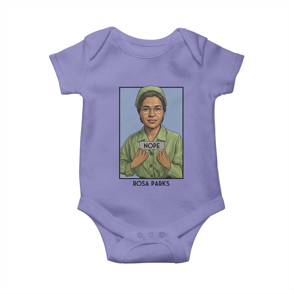 Nope Rosa Parks Baby Onesie Female Empowerment History Gift