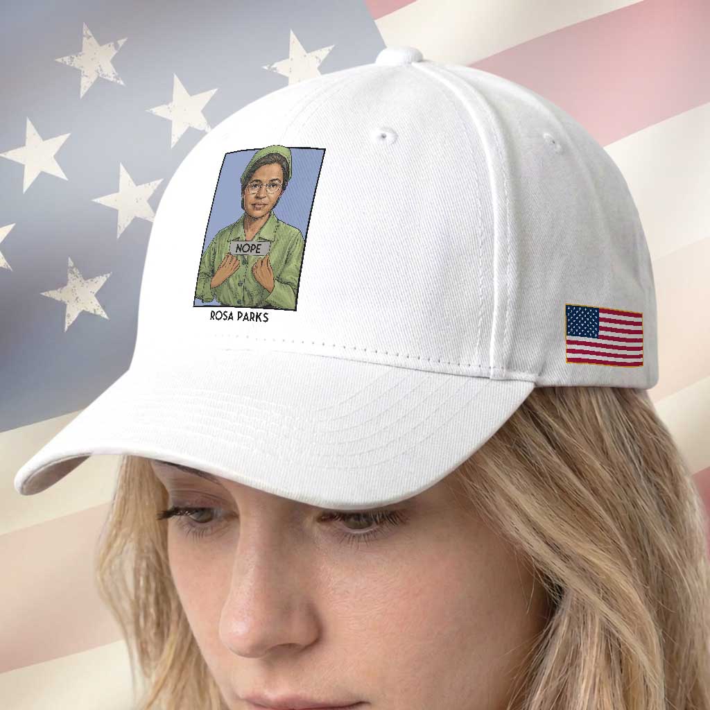 Nope Rosa Parks Baseball Cap Female Empowerment History Gift