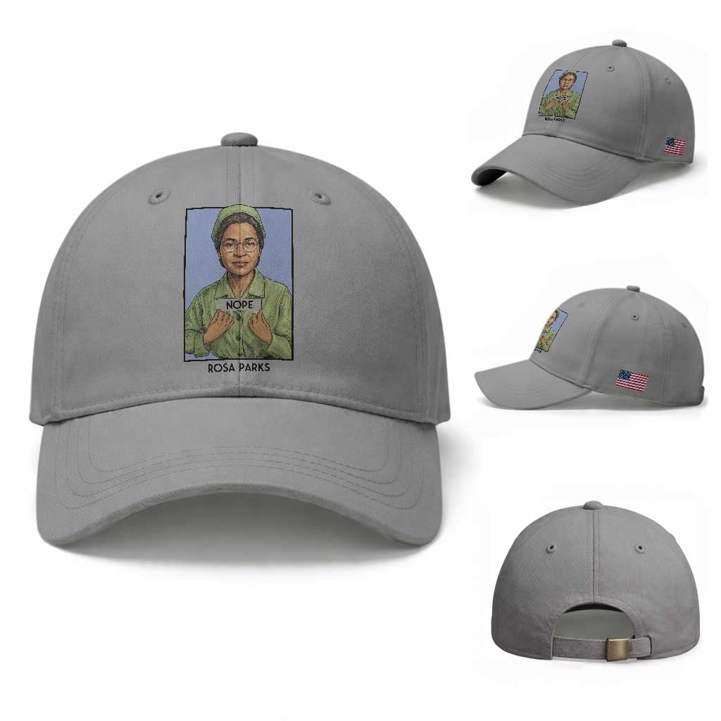 Nope Rosa Parks Baseball Cap Female Empowerment History Gift