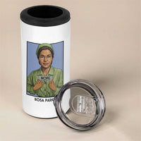 Nope Rosa Parks 4 in 1 Can Cooler Tumbler Female Empowerment History Gift