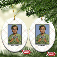 Nope Rosa Parks Ceramic Ornament Female Empowerment History Gift