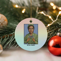 Nope Rosa Parks Ceramic Ornament Female Empowerment History Gift