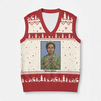 Nope Rosa Parks V-Neck Knit Sweater Vest Female Empowerment History Gift