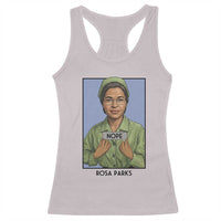 Nope Rosa Parks Racerback Tank Top Female Empowerment History Gift