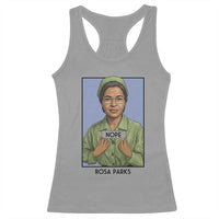 Nope Rosa Parks Racerback Tank Top Female Empowerment History Gift