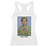 Nope Rosa Parks Racerback Tank Top Female Empowerment History Gift