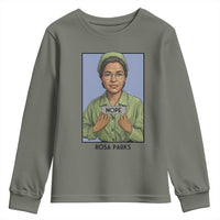 Nope Rosa Parks Youth Sweatshirt Female Empowerment History Gift