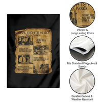 Rosa Parks Quote Garden Flag Civil Rights History Hero