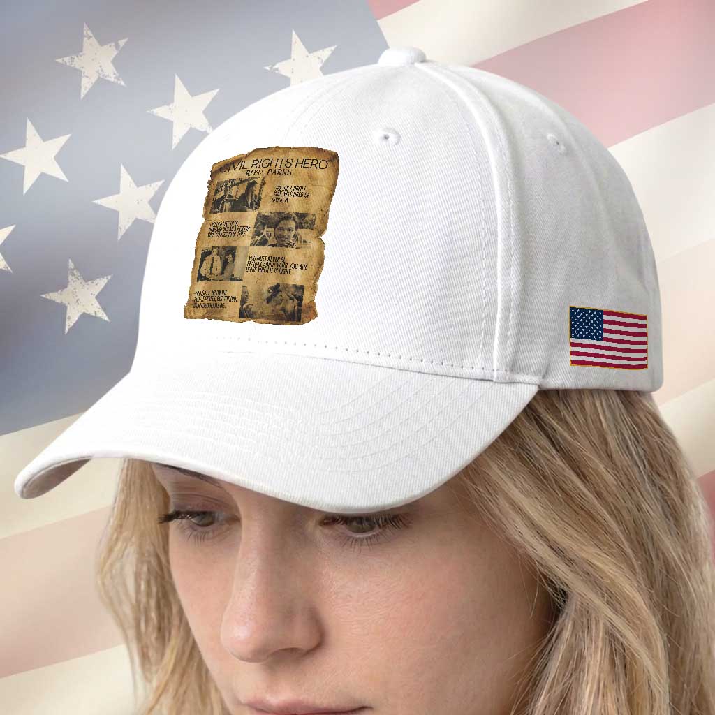 Rosa Parks Quote Baseball Cap Civil Rights History Hero