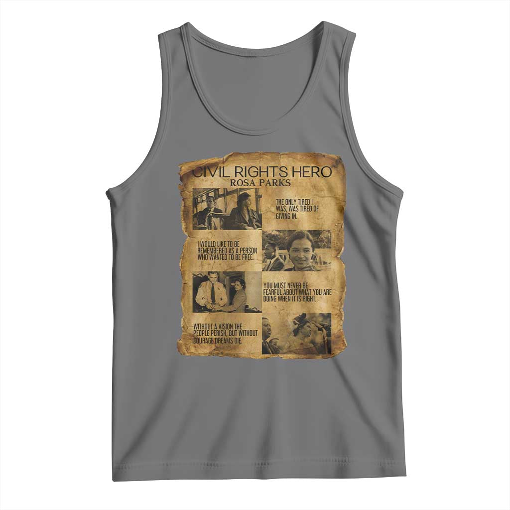 Rosa Parks Quote Tank Top Civil Rights History Hero