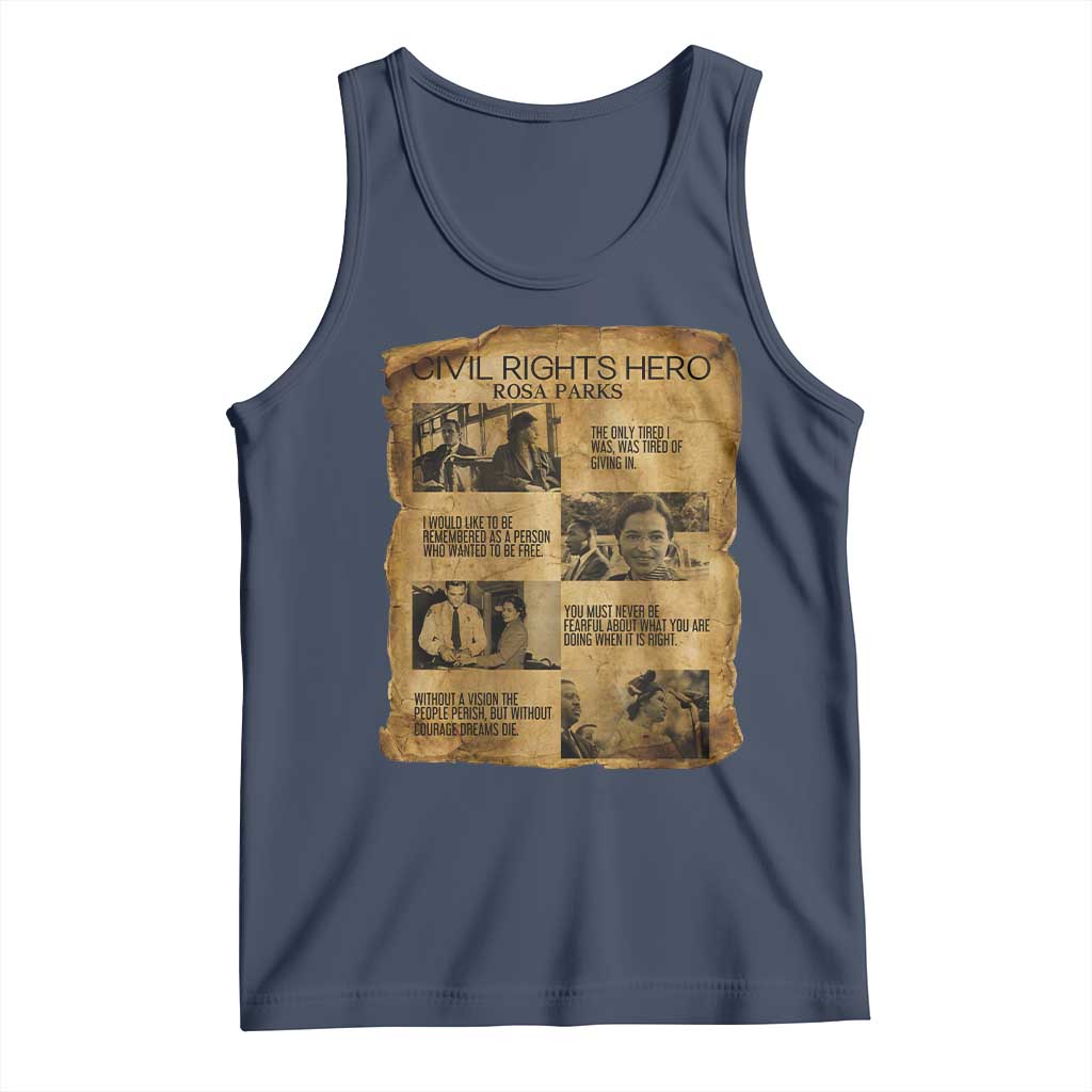 Rosa Parks Quote Tank Top Civil Rights History Hero