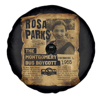Vintage Rosa Parks Spare Tire Cover Groovy Black History Month