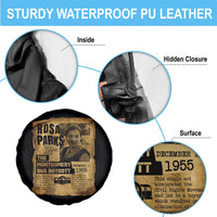 Vintage Rosa Parks Spare Tire Cover Groovy Black History Month