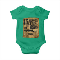 Vintage Rosa Parks Baby Onesie Groovy Black History Month