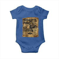 Vintage Rosa Parks Baby Onesie Groovy Black History Month