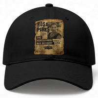 Vintage Rosa Parks Baseball Cap Groovy Black History Month