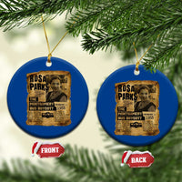 Vintage Rosa Parks Ceramic Ornament Groovy Black History Month