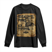 Vintage Rosa Parks Long Sleeve Shirt Groovy Black History Month