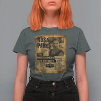 Vintage Rosa Parks T Shirt For Women Groovy Black History Month