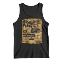 Vintage Rosa Parks Tank Top Groovy Black History Month