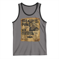 Vintage Rosa Parks Tank Top Groovy Black History Month