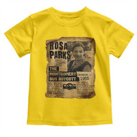 Vintage Rosa Parks Toddler T Shirt Groovy Black History Month