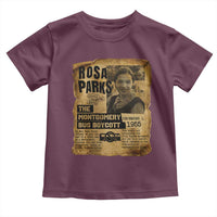 Vintage Rosa Parks Toddler T Shirt Groovy Black History Month
