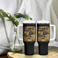 Vintage Rosa Parks Tumbler With Handle Groovy Black History Month