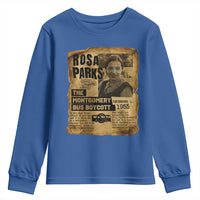 Vintage Rosa Parks Youth Sweatshirt Groovy Black History Month