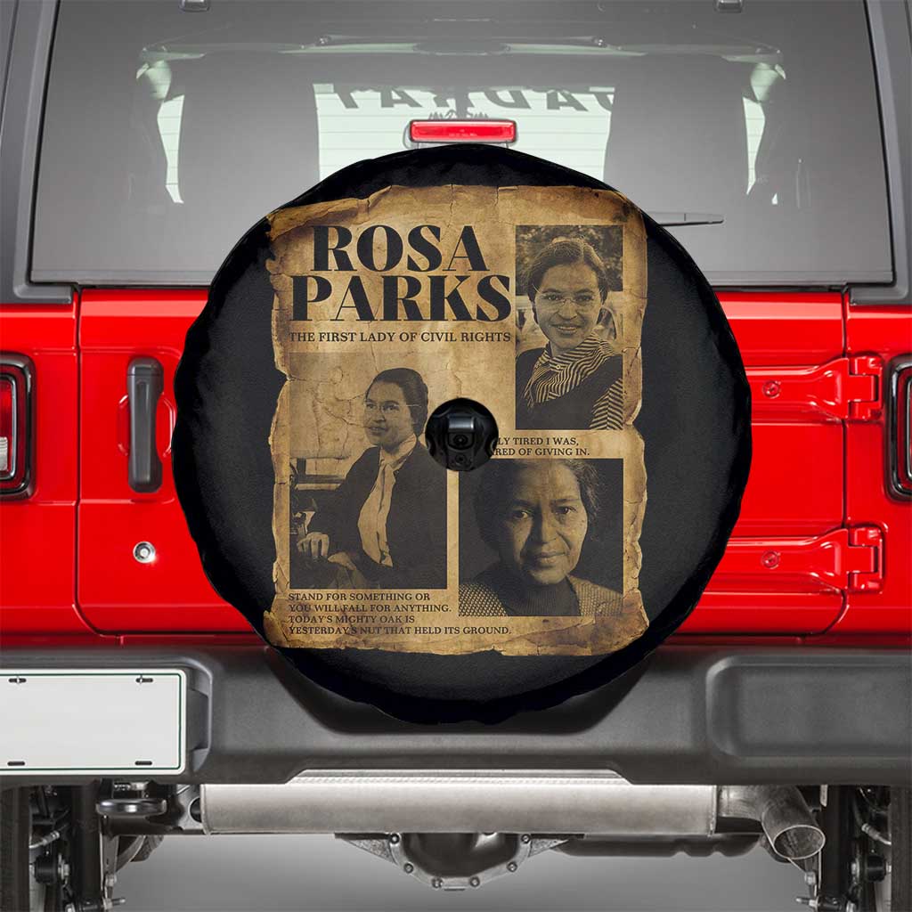 Vintage Rosa Parks Spare Tire Cover Women Empowerment Inspirational Quote