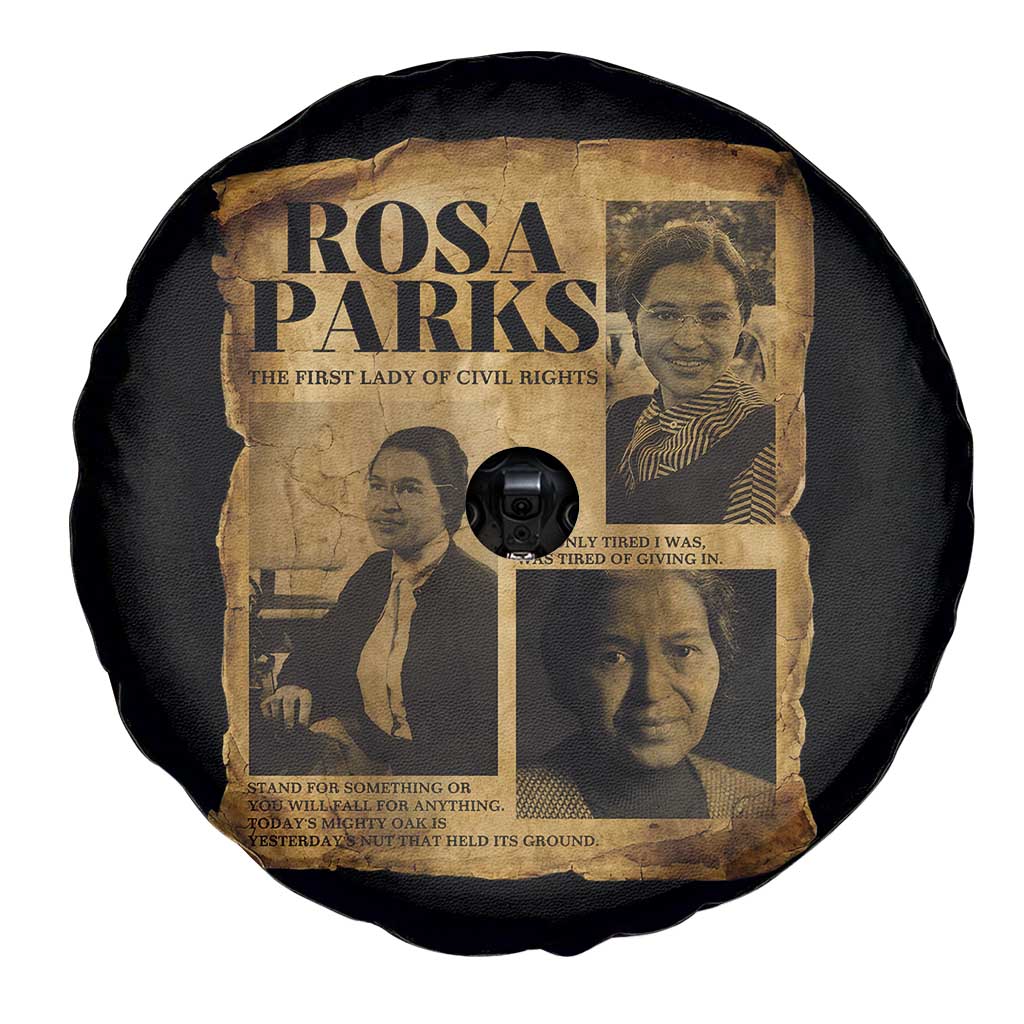 Vintage Rosa Parks Spare Tire Cover Women Empowerment Inspirational Quote