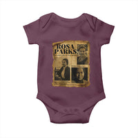 Vintage Rosa Parks Baby Onesie Women Empowerment Inspirational Quote