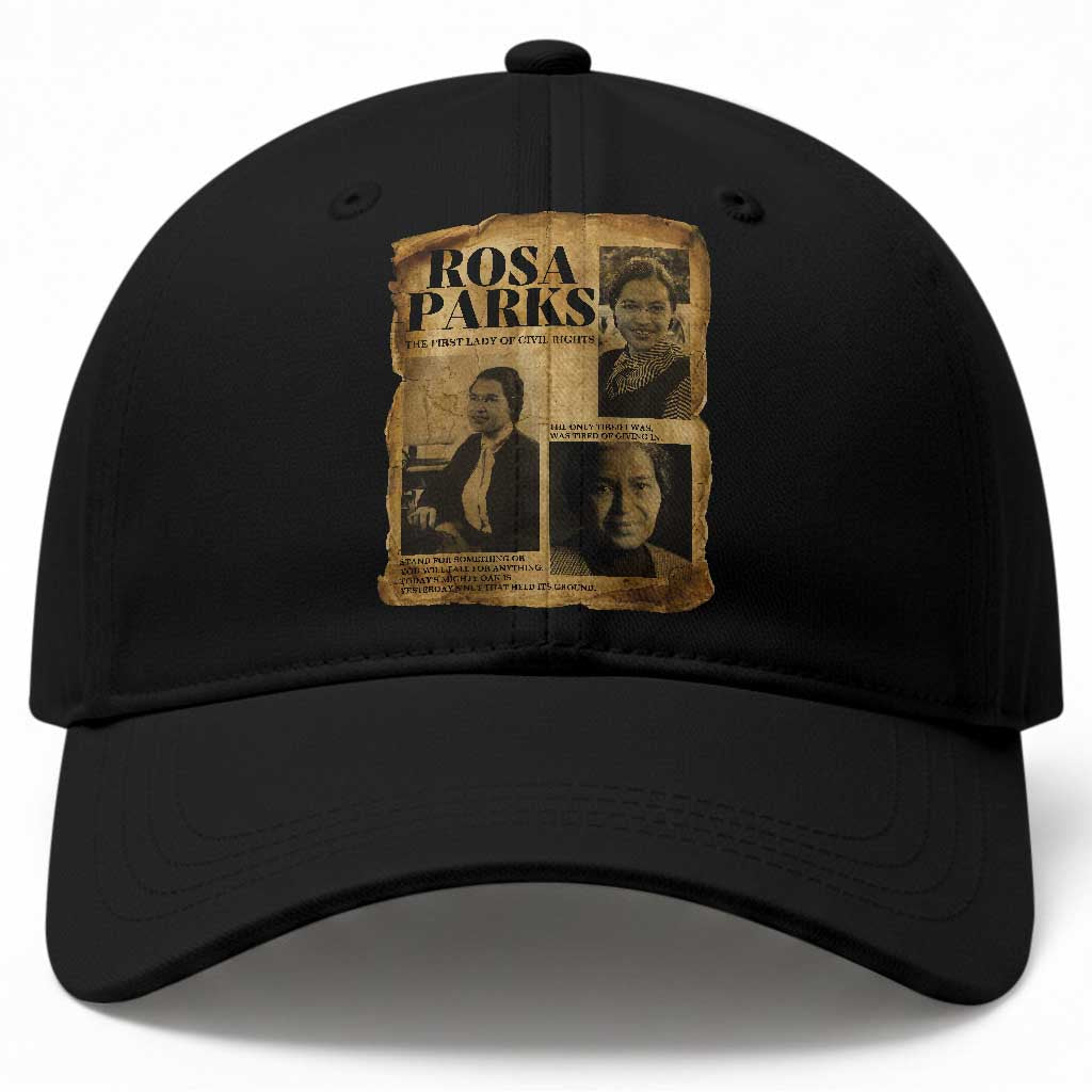 Vintage Rosa Parks Baseball Cap Women Empowerment Inspirational Quote
