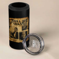 Vintage Rosa Parks 4 in 1 Can Cooler Tumbler Women Empowerment Inspirational Quote