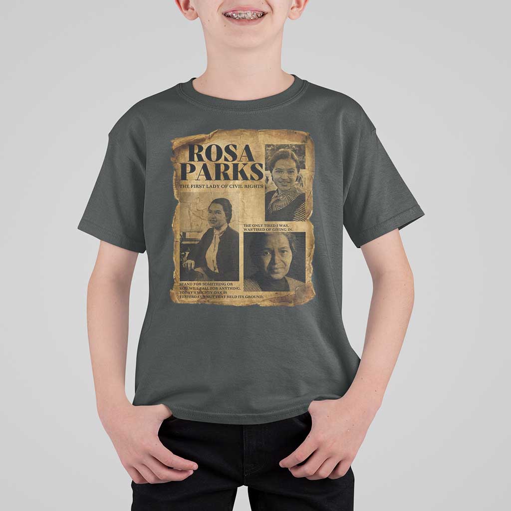 Vintage Rosa Parks T Shirt For Kid Women Empowerment Inspirational Quote