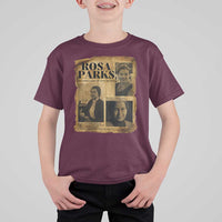 Vintage Rosa Parks T Shirt For Kid Women Empowerment Inspirational Quote
