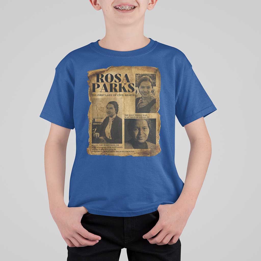 Vintage Rosa Parks T Shirt For Kid Women Empowerment Inspirational Quote