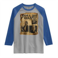 Vintage Rosa Parks Raglan Shirt Women Empowerment Inspirational Quote