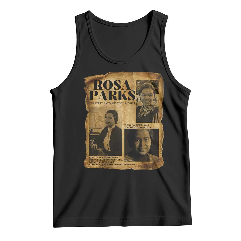 Vintage Rosa Parks Tank Top Women Empowerment Inspirational Quote