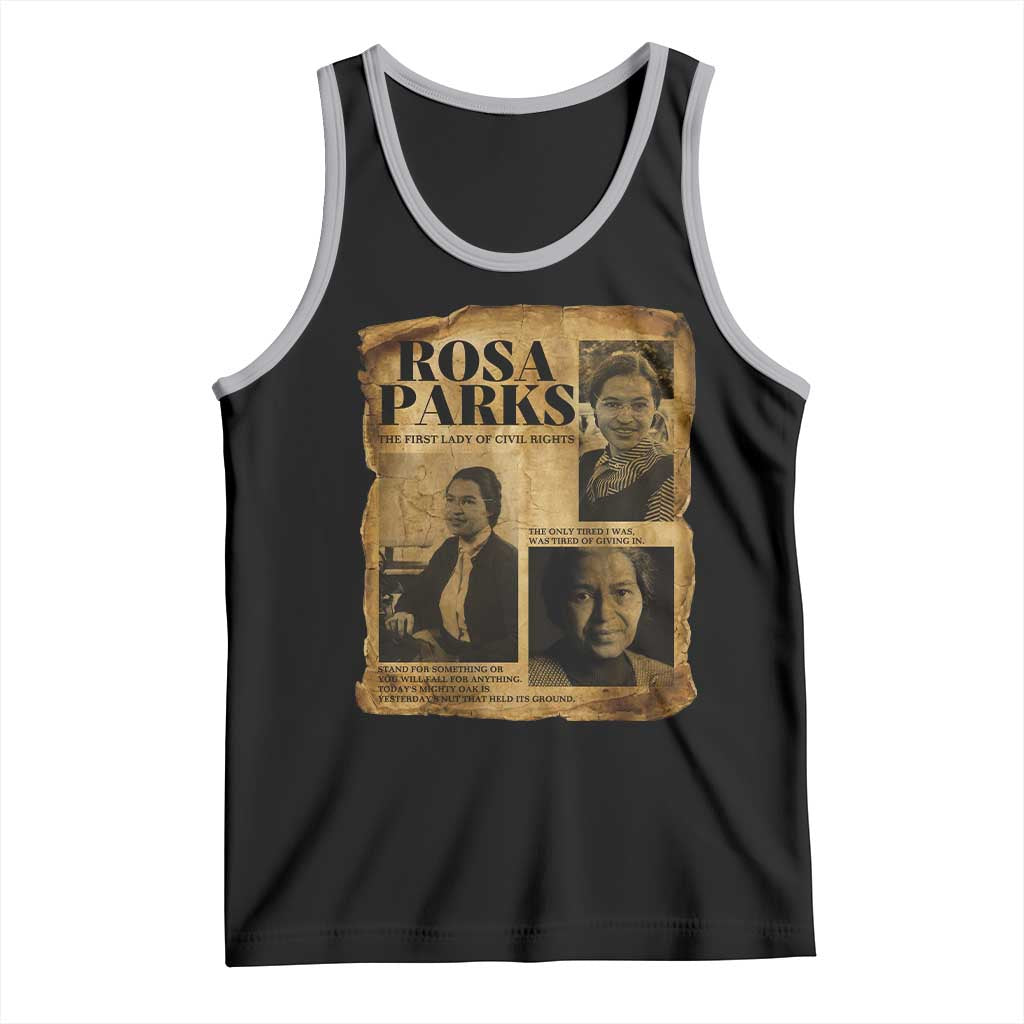 Vintage Rosa Parks Tank Top Women Empowerment Inspirational Quote